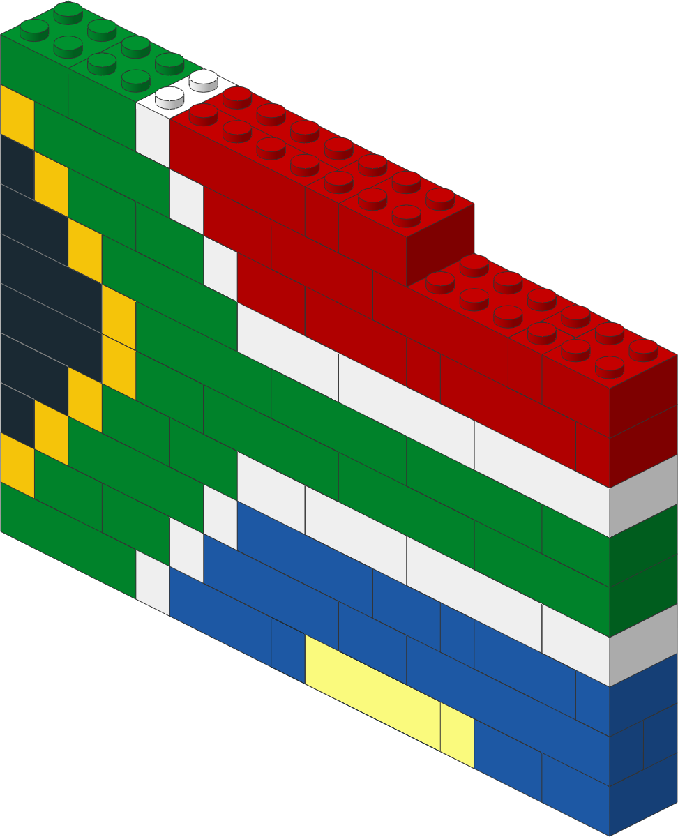 1869-1 - South African Flag