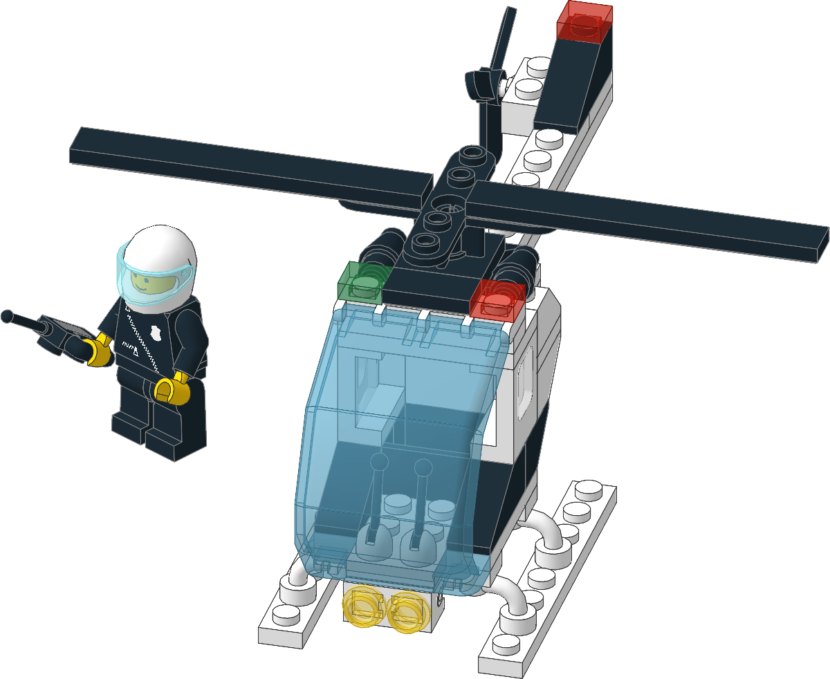 6642-1 - Police Helicopter