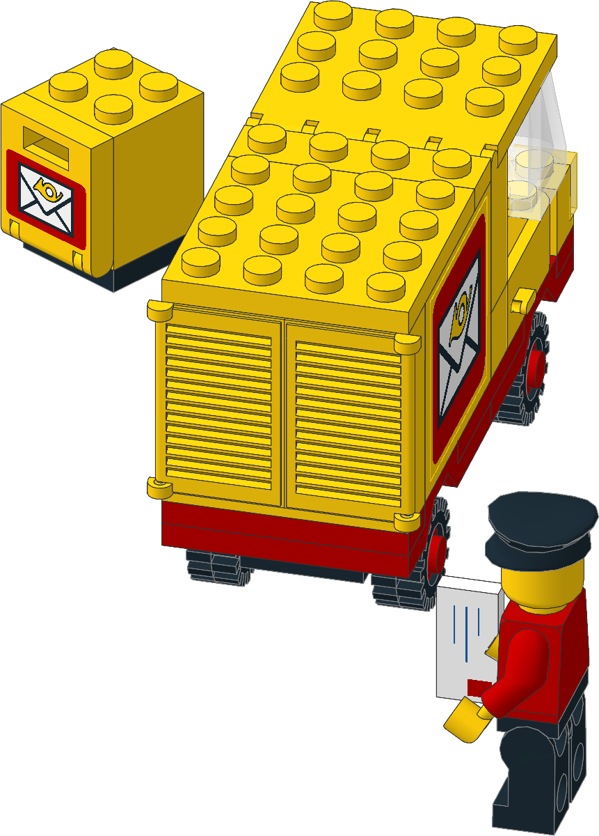 6651-1 - Post Office Van