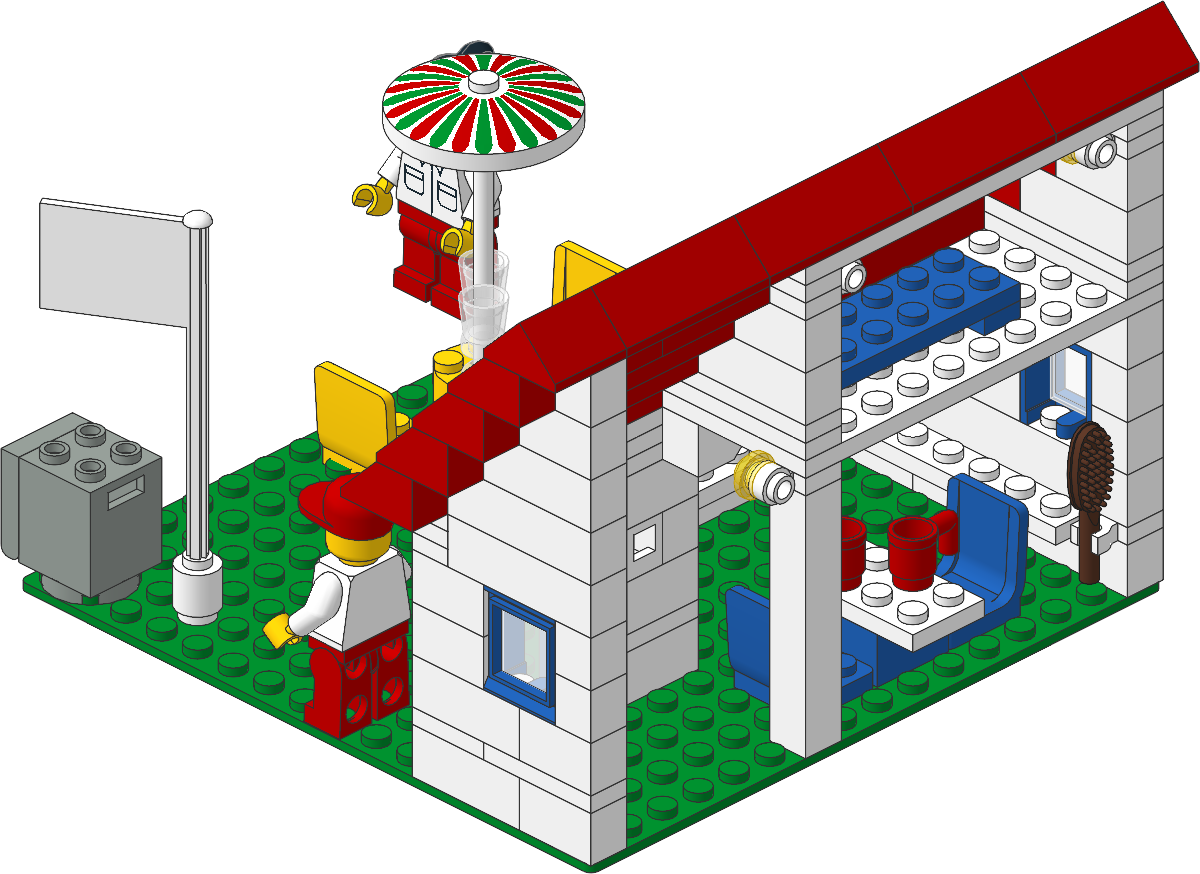 1854-1 - House with Roof-Windows ( Velux )