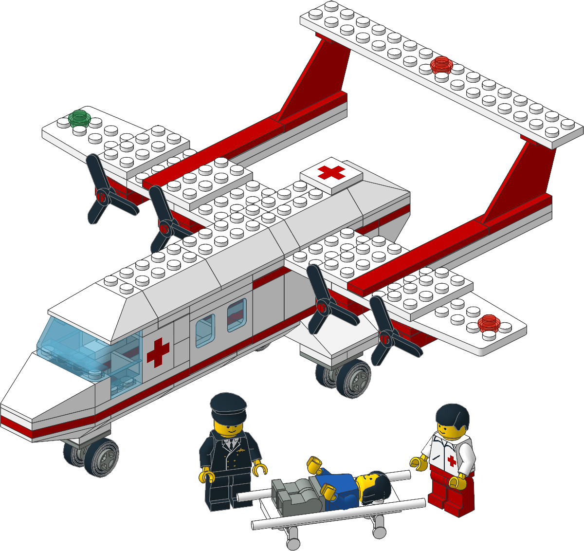 6356-1 - Med-Star Rescue Plane