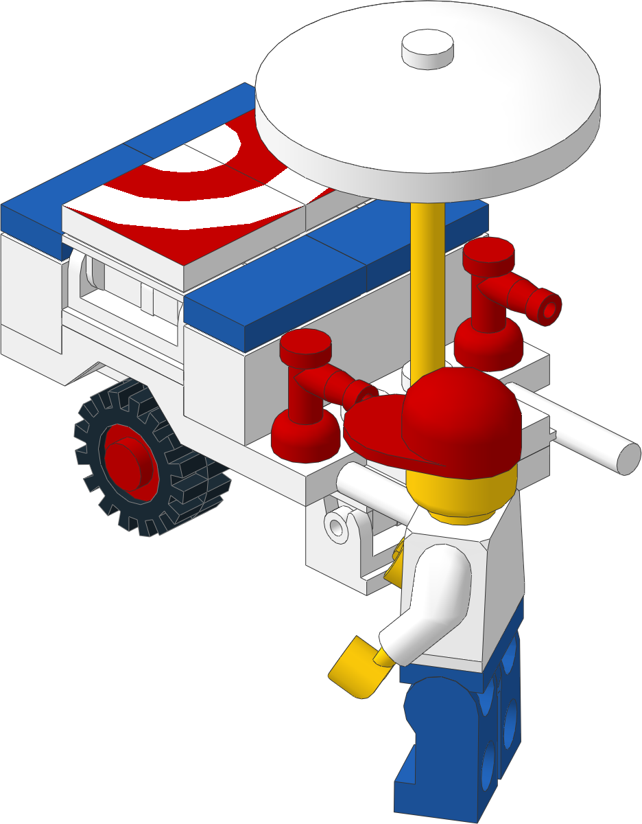 6601-1 - Ice Cream Cart