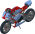 Street Motorcycle LDraw model preview