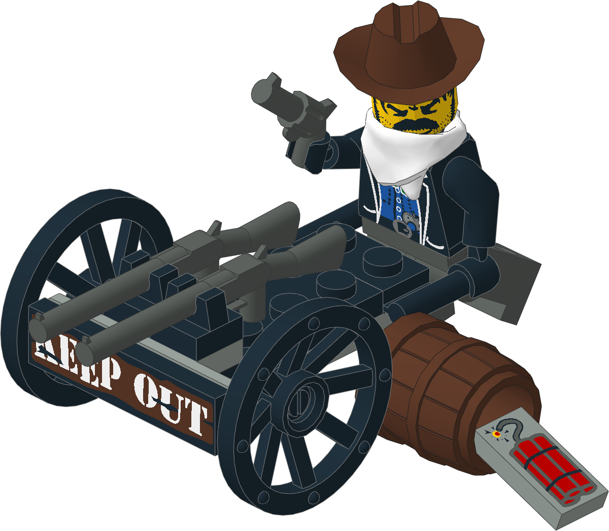 6790-1 - Bandit's Wheelgun (Boxed)