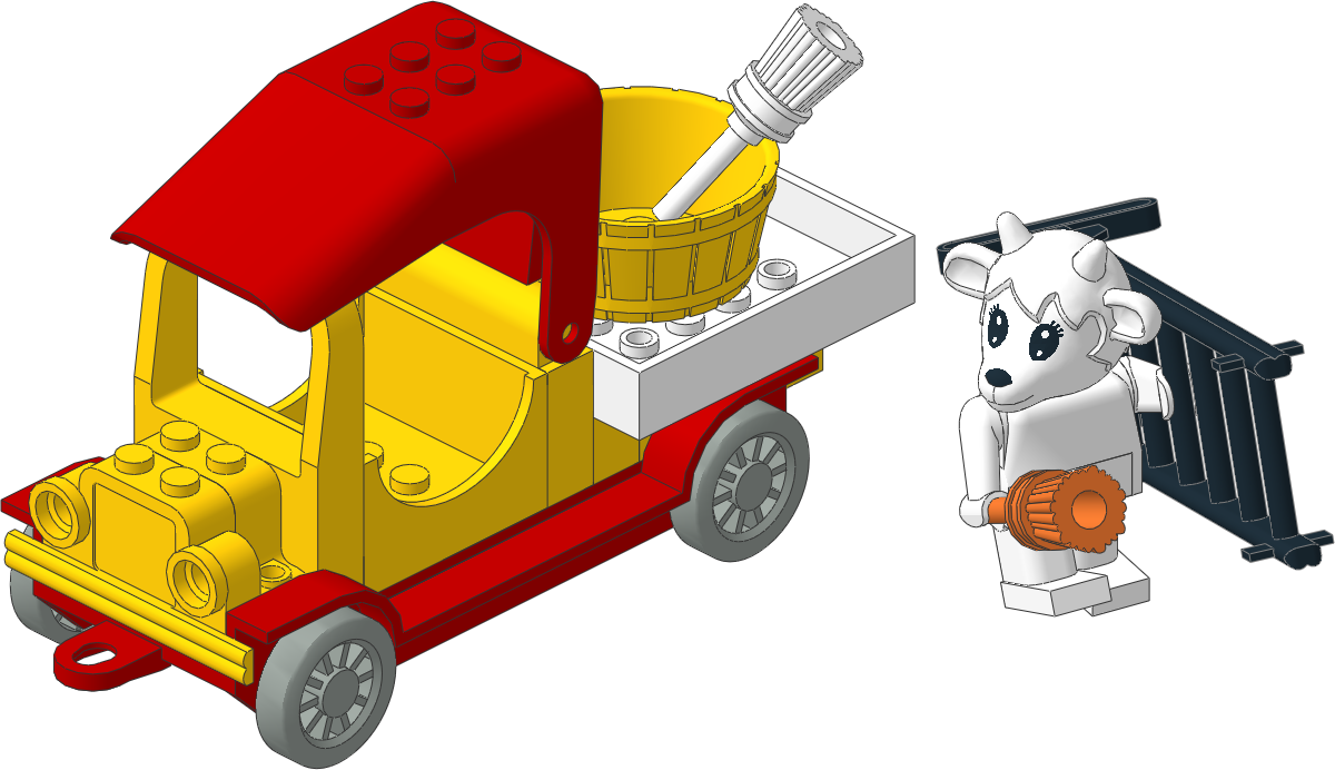 3637-1 - Gertrude Goat's Painter's Truck
