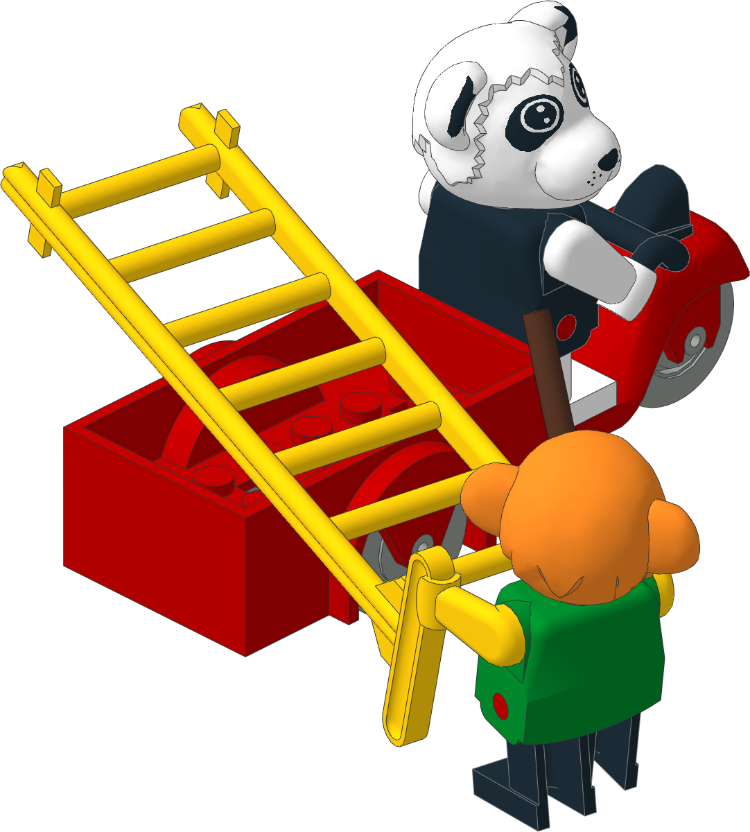 3628-1 - Perry Panda & Chester Chimp