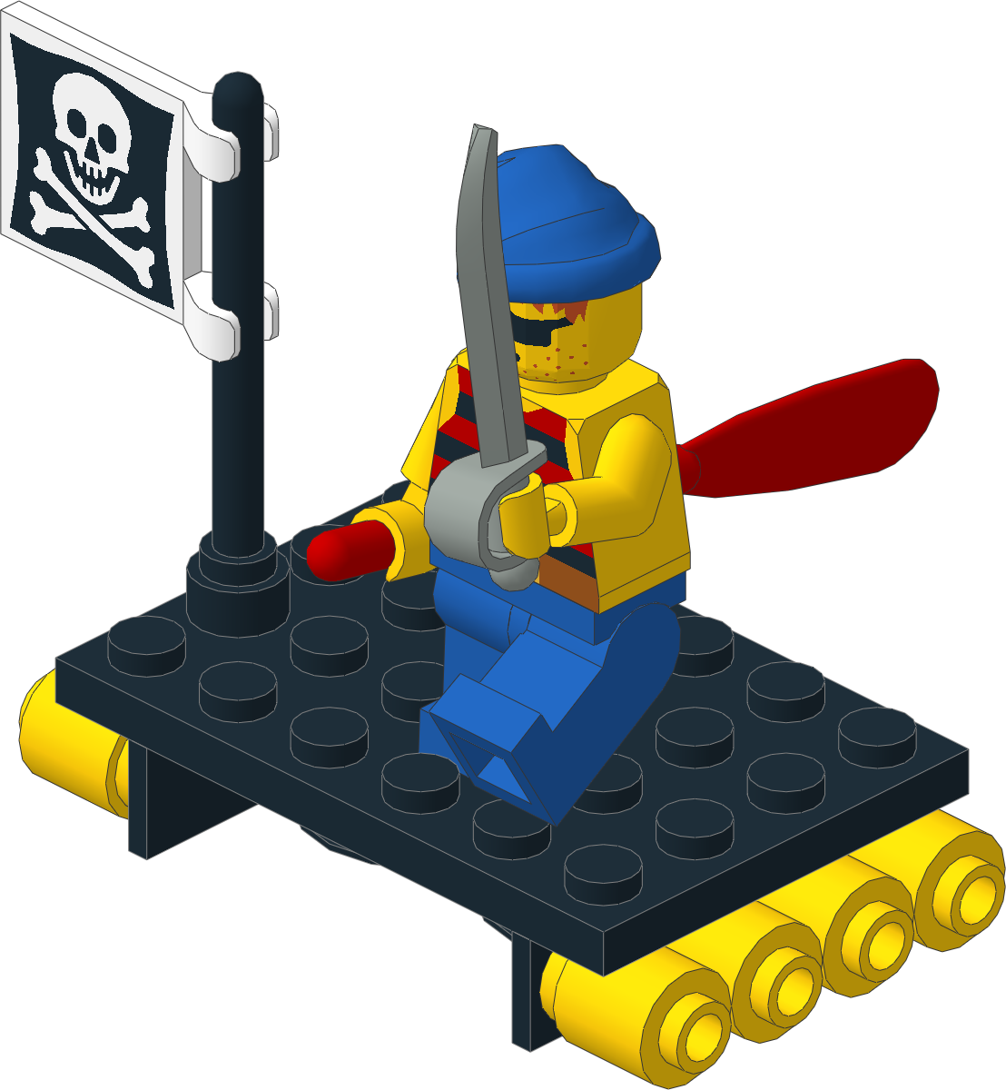 1713-1 - Shipwrecked Pirate