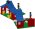 Town House with Garden LDraw model preview