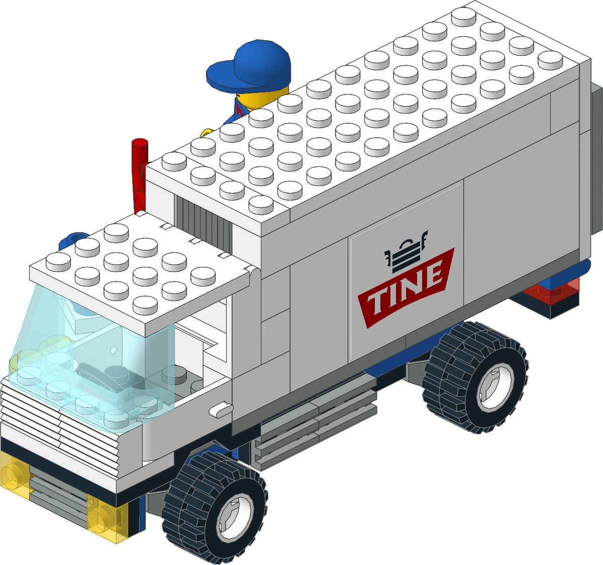 1029-1 - Milk Delivery Truck - Tine