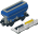 Blue Hopper Car