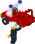 Fire Chief's Car LDraw model preview