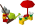 Flower Stand LDraw model preview
