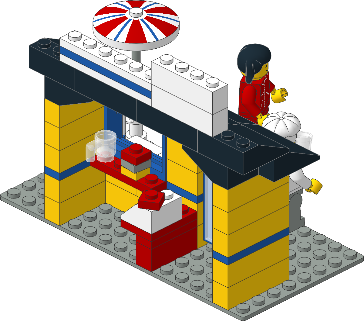 6683-1 - Burger Stand