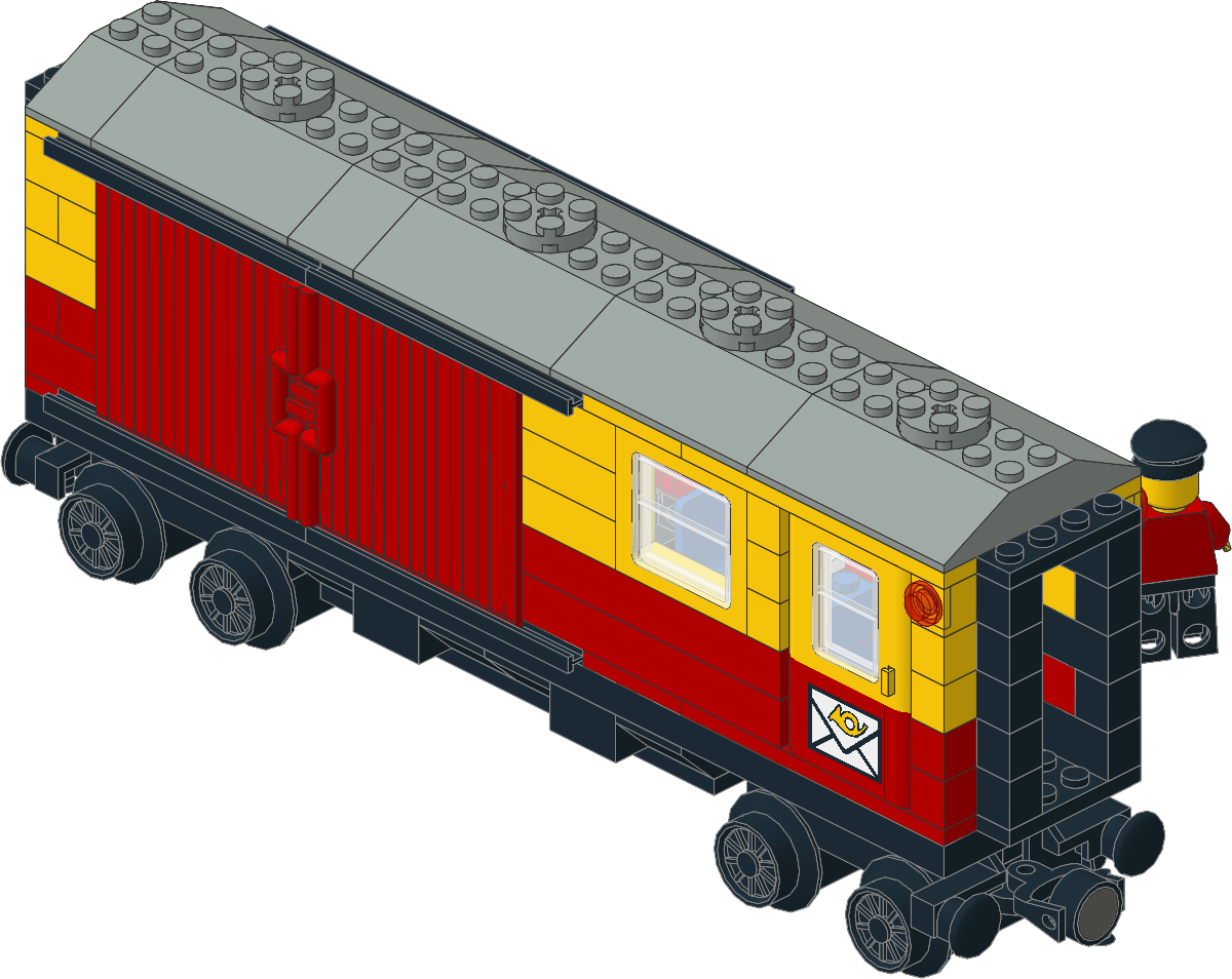 7819-1 - Postal Container Wagon Covered
