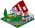 Holiday Home LDraw model preview