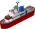 Fire Fighter Ship LDraw model preview