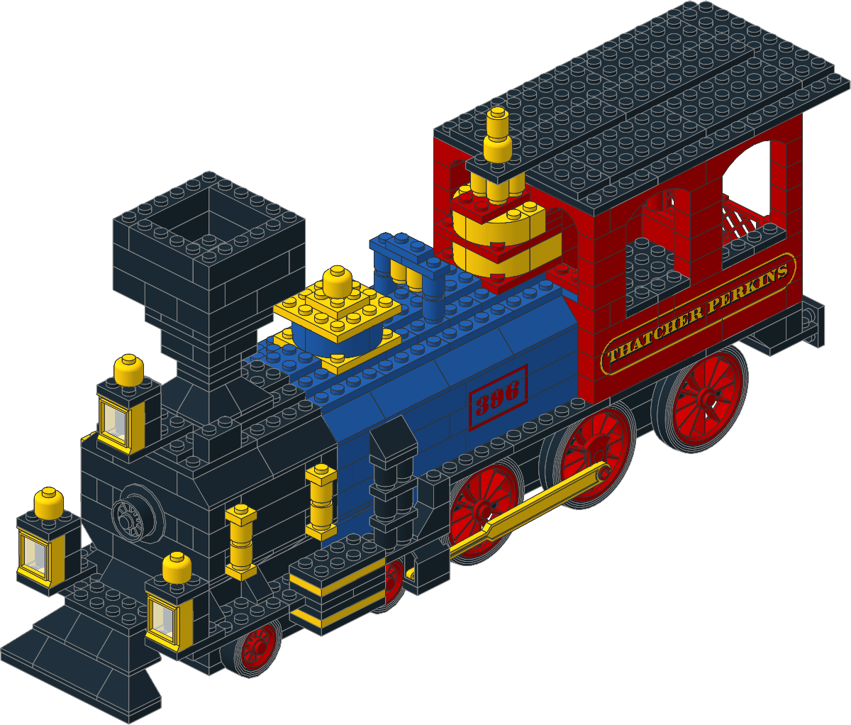 396-1 - Thatcher Perkins Locomotive