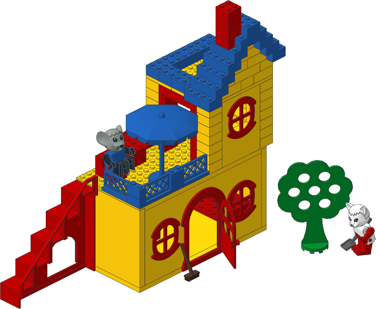 341-2 - Cathy Cat's & Morty Mouse's Cottage