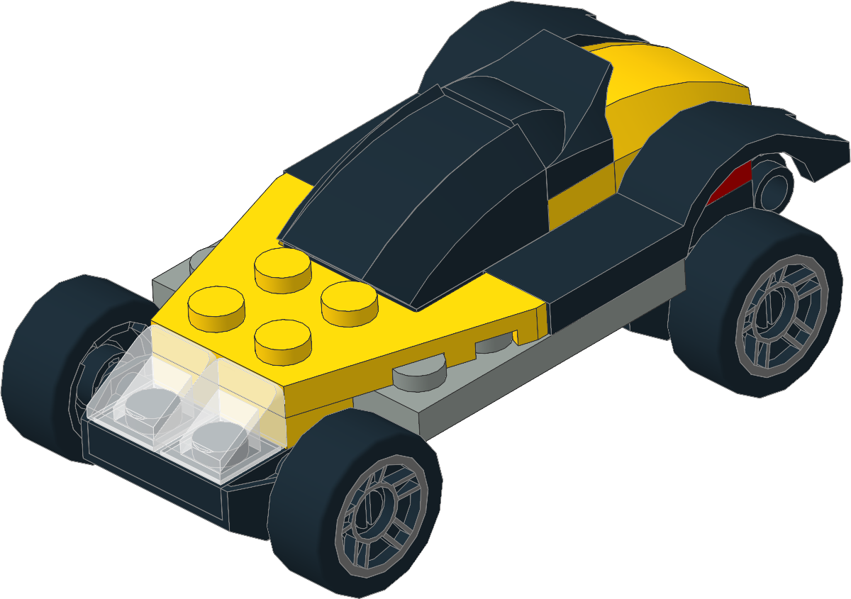 4947-1 - Yellow and Black Racer