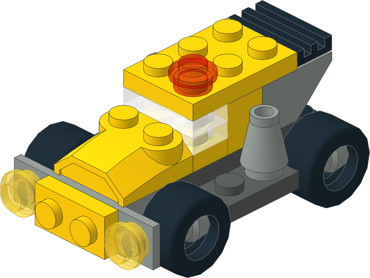 7223-1 - Yellow Truck (Polybag)