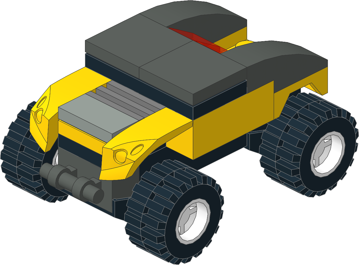 7453-1 - Yellow/Black Racer