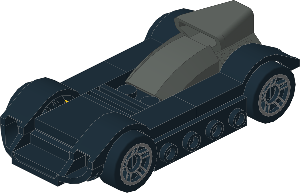 7802-1 - Black Racer Polybag