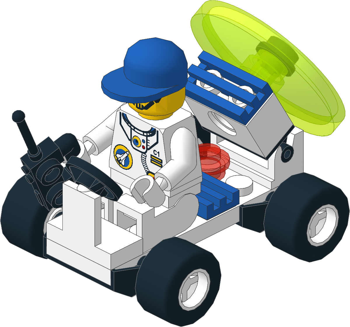 1180-1 - Space Port Moon Buggy