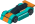 Blue Bullet LDraw model preview