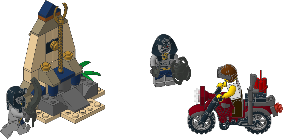 7306-1 - Golden Staff Guardians