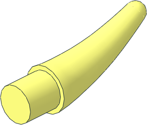 Minifig Helmet Viking Horn