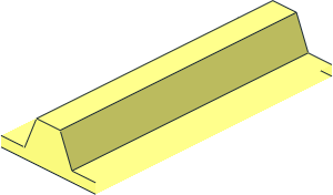 ~Caterpillar Track 2.5 Wide - Segment Straight