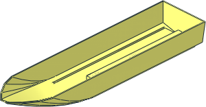 Boat Hull Floating 51 x 12 Bottom Boat Hull Floating 51 x 12 Bottom