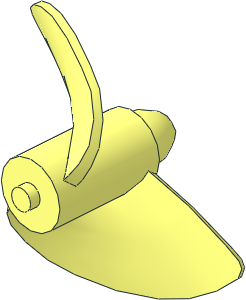 Electric Motor Boat Propeller with  2 Blades