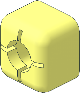 ~Electric Mindstorms NXT Touch Sensor Shell Front (Needs Work)