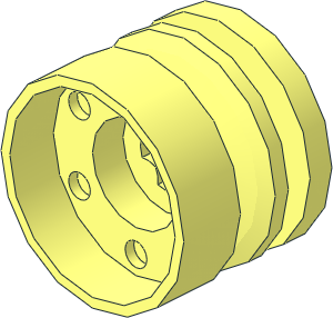 Wheel Rim 14 x 18 with Axlehole