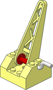 Winch  4 x  4 x  2 with Sloped Top with Red Drum (Complete)