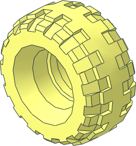 Tyre 18/ 56 x 17 Off-Road with Offset Centre