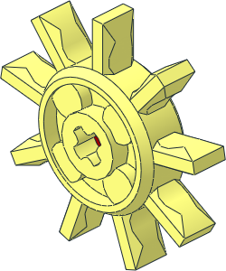 Technic Gear  9 Large Tooth