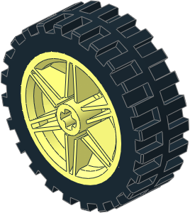 Wheel Rim 14 x 30 with 6 Spokes and No Pegholes with Tyre 14/ 43 x 30 Wheel Rim 14 x 30 with 6 Spokes and No Pegholes with Tyre 14/ 43 x 30