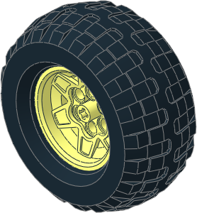 Wheel Rim 26 x 43 with 6 Spokes and 6 Pegholes with Tyre 38/ 50 x 43 Off Road Wheel Rim 26 x 43 with 6 Spokes and 6 Pegholes with Tyre 38/ 50 x 43 Off Road