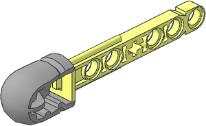 ~Technic Competition Arrow with Hollow Rubber Grey Tip (Obsolete) ~Technic Competition Arrow with Hollow Rubber Grey Tip (Obsolete)