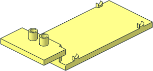 ~Electric Train Motor  4 x 12 x  4 Base