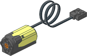 Electric Power Functions Medium Motor with Coiled Cable