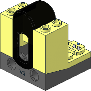 Electric Power Functions Infrared Receiver Body "V2" Pattern