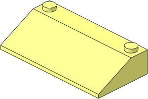 Slope Brick 33  3 x  6 without Inner Walls
