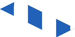 Sticker  3 x  9.4 with Blue and White Diagonal Stripes