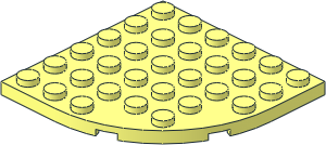 Plate  6 x  6 with  4 x  4 Round Corner