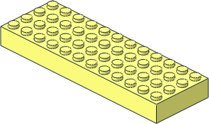 Brick  4 x 12 with Reinforced Underside