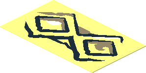 Sticker  1.1 x  1.9 with Diamond Bricks Type 1