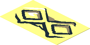 Sticker  1.1 x  1.9 with Diamond Bricks Type 2